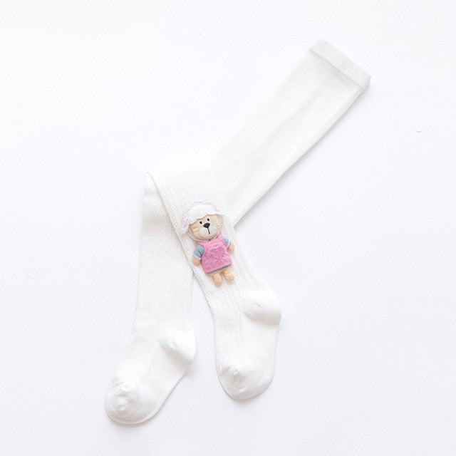 Strumpfhosen für Mädchen: Stil und Komfort mit Cartoon-Puppenmotiven