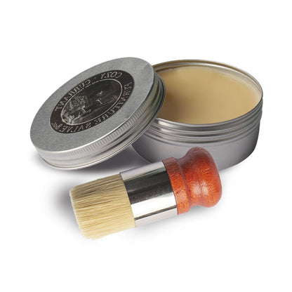 Natural shoe polish balm for leather: protection and shine 