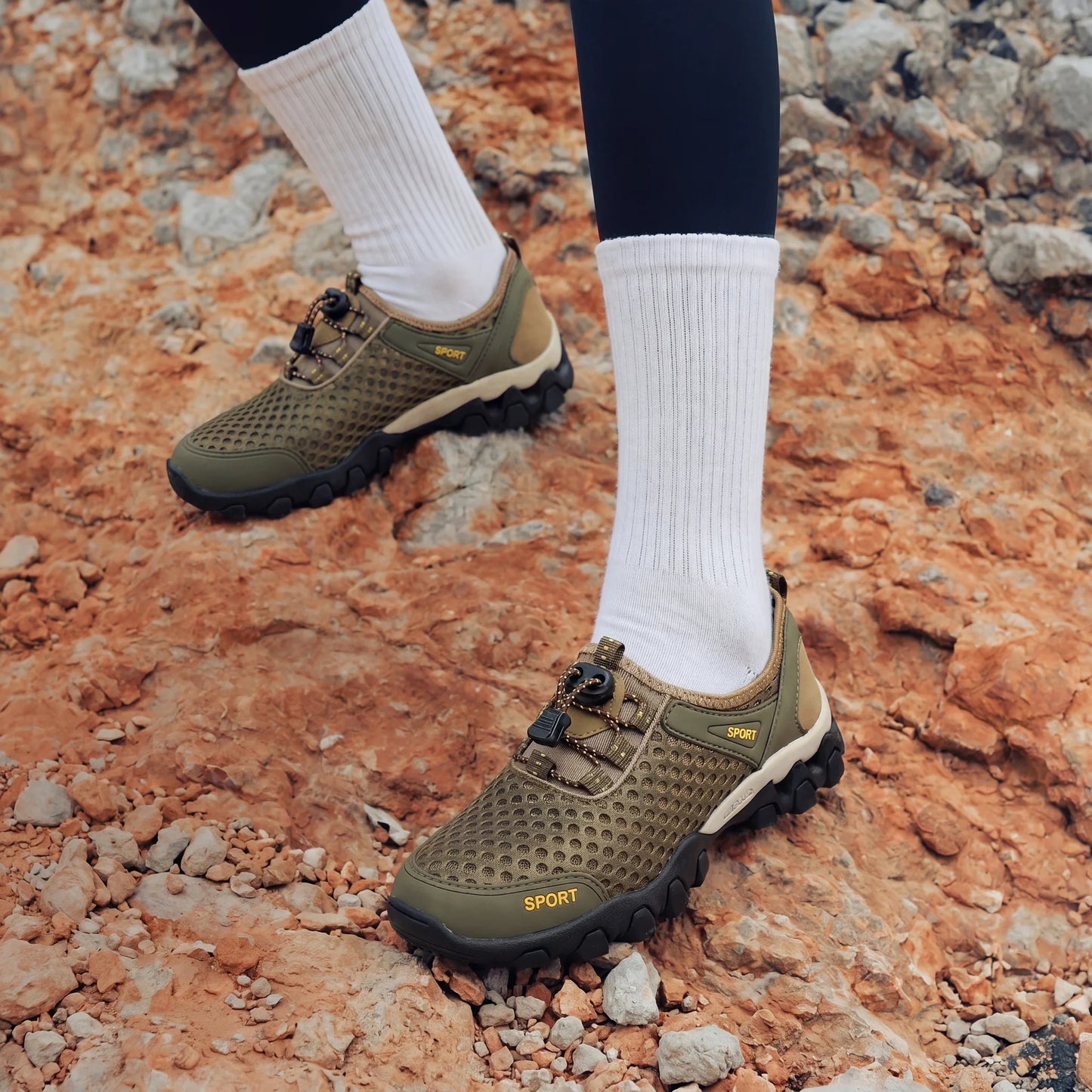 Ορθοπεδικά παπούτσια πεζοπορίας με γρήγορο στέγνωμα