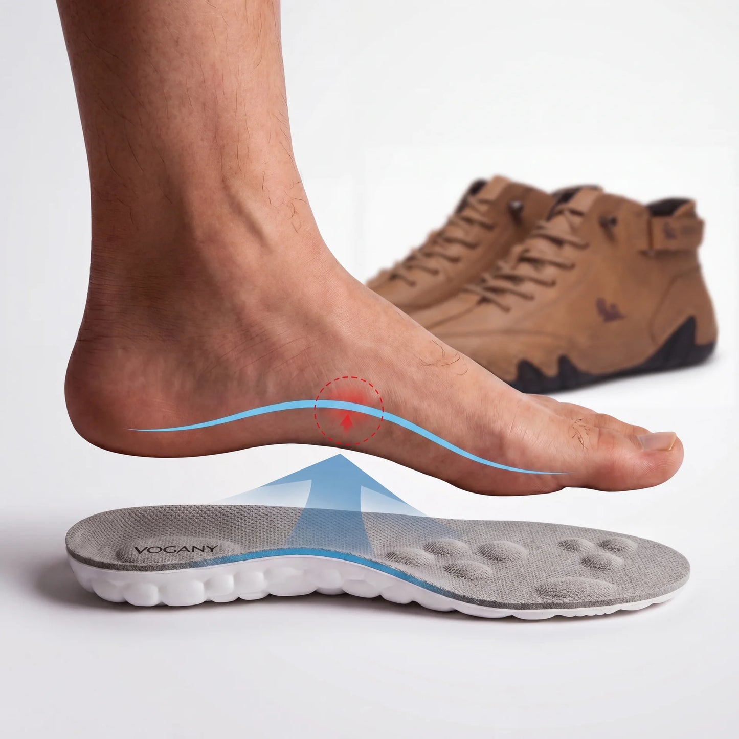 Plantillas de masaje 4D - Caminar con comodidad 